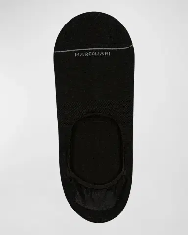 Marcoliani Invisible Touch Solid No-Show Socks | Thumbnail 2