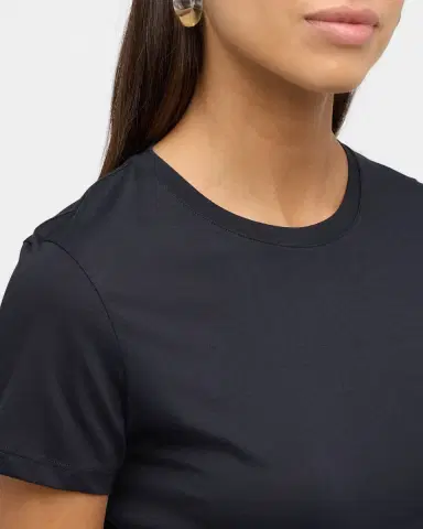 Vince Essential Crewneck Pima Cotton Tee | Thumbnail 5
