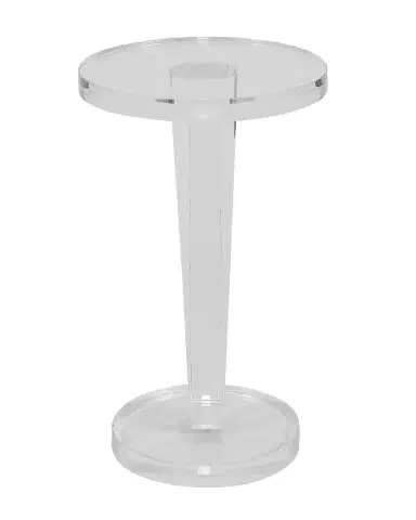 Interlude Home Lisette Acrylic Round Side Table | Thumbnail 2