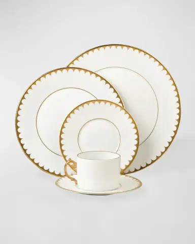 L 'Objet Aegean Filet Gold Bread and Butter Plate | Thumbnail 2