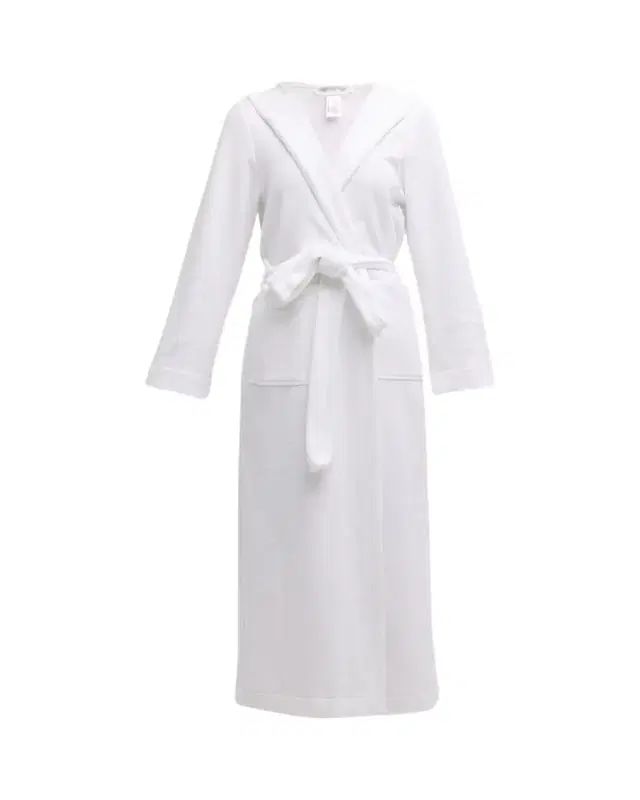 Hanro Hooded Plush Long Robe
