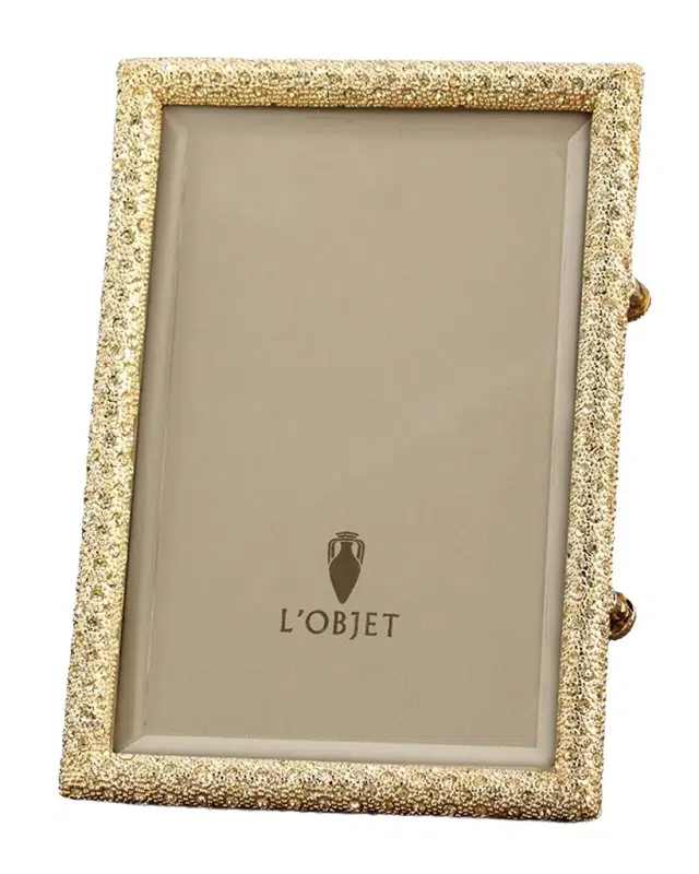 L 'Objet Pave Gold 5" x 7" Picture Frame