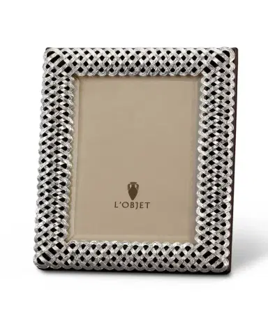 L'Objet Braid Platinum Picture Frame | Thumbnail 2