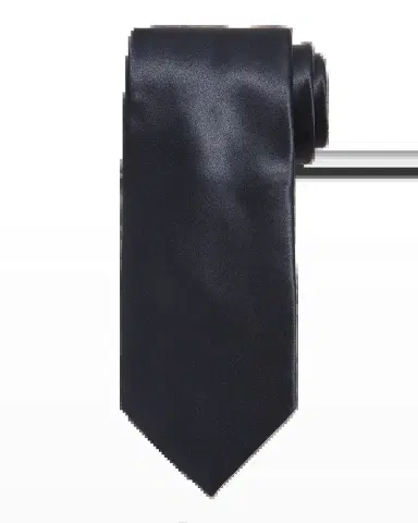 Stefano Ricci Solid Silk Satin Tie | Thumbnail 2