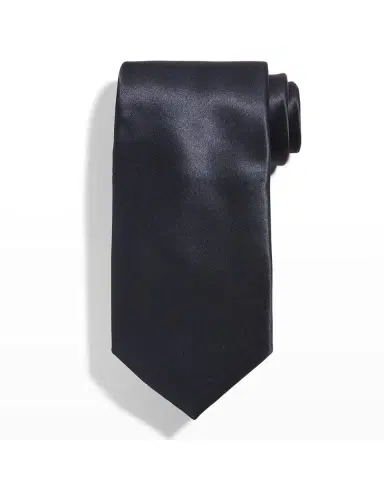 Stefano Ricci Solid Silk Satin Tie | Thumbnail 3