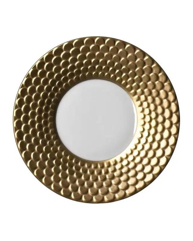 L 'Objet Aegean Gold Saucer