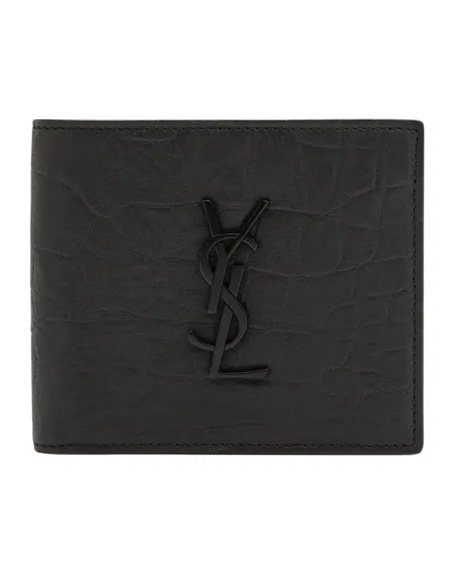Saint Laurent Men 's Tonal Monogram Leather Bifold Wallet