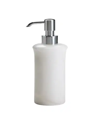 Labrazel Alisa Alabaster Pump Dispenser, White | Thumbnail 1