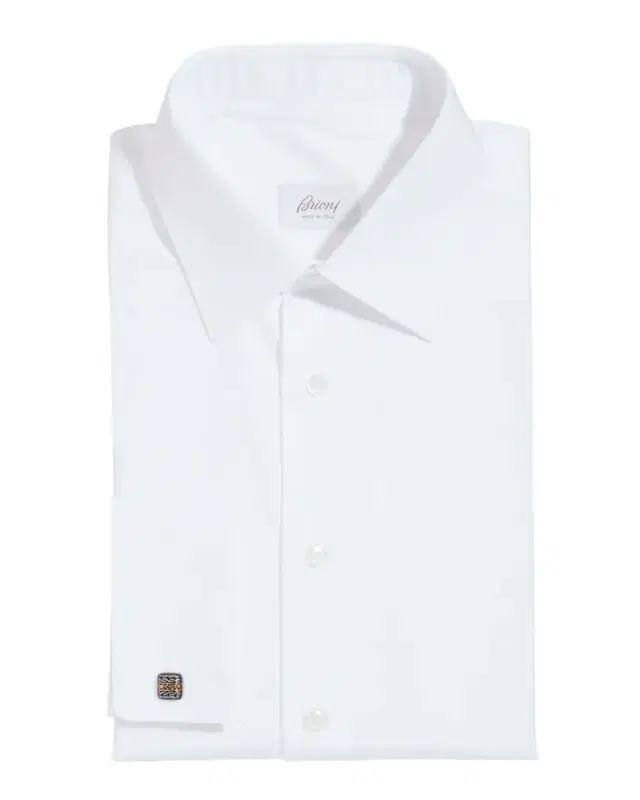 Brioni Wardrobe Essential French-Cuff Dress Shirt