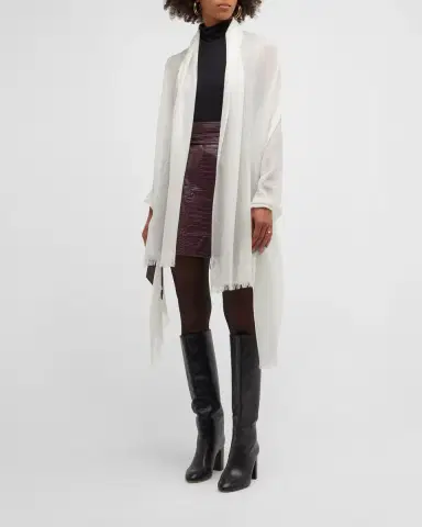 Sofia Cashmere Lightweight Cashmere Scarf | Thumbnail 4