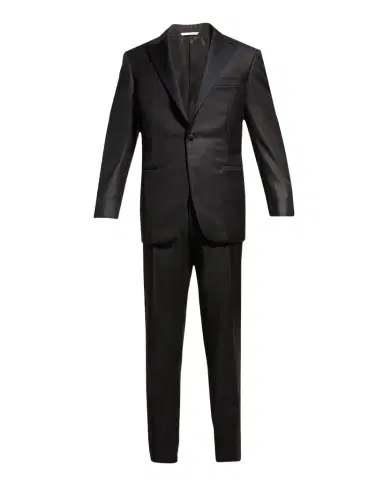 Canali Wool Two-Piece Tuxedo Suit | Thumbnail 1 Canali Wool Two-Piece Tuxedo Suit | Thumbnail 1