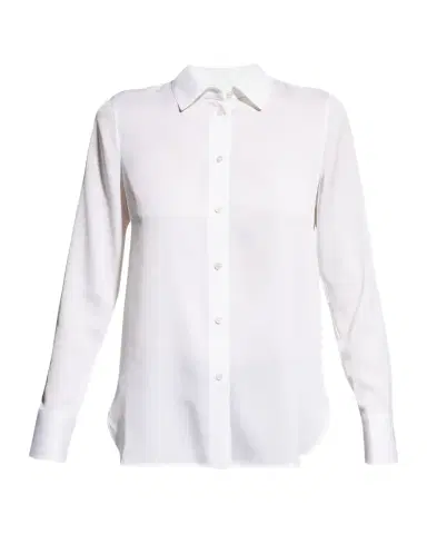 Vince Slim-Fit Long-Sleeve Stretch-Silk Blouse | Thumbnail 1 Vince Slim-Fit Long-Sleeve Stretch-Silk Blouse | Thumbnail 1