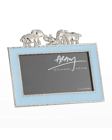 Michael Aram Boys ' Elephant 4" x 6" Picture Frame, Blue | Thumbnail 2
