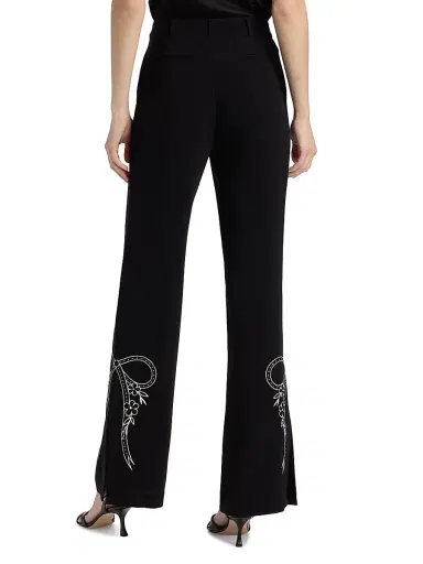 Cinq à Sept Women's Abeline Cascading Ribbon Pants | Thumbnail 5 Cinq à Sept Women's Abeline Cascading Ribbon Pants | Thumbnail 5
