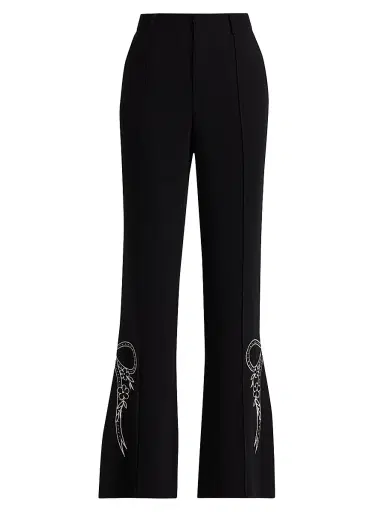 Cinq à Sept Women's Abeline Cascading Ribbon Pants | Thumbnail 1 Cinq à Sept Women's Abeline Cascading Ribbon Pants | Thumbnail 1