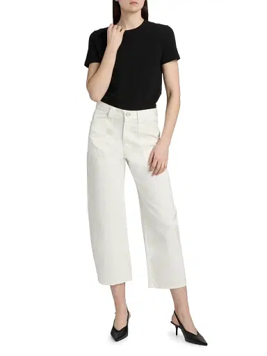 Moussy Vintage Women's Basic Crewneck Cotton T-Shirt | Thumbnail 2 Moussy Vintage Women's Basic Crewneck Cotton T-Shirt | Thumbnail 2
