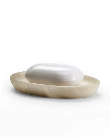 Labrazel Alisa Alabaster Soap Dish | Thumbnail 1