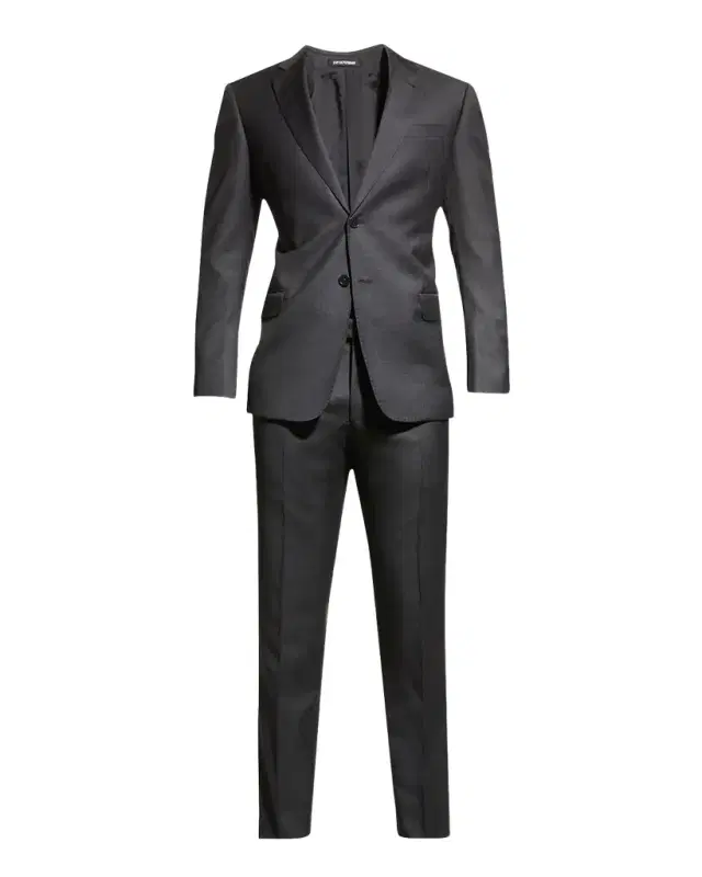 Emporio Armani Super 130s Wool Two-Piece Classic Fit Suit