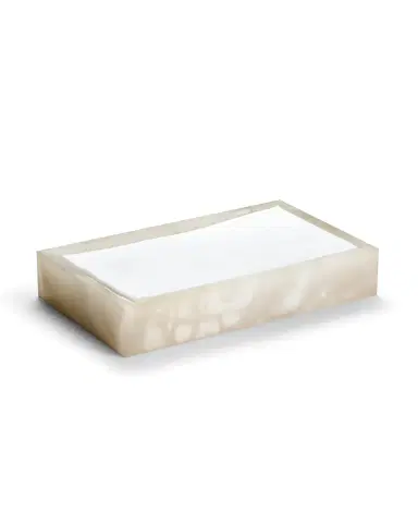 Labrazel Alisa Alabaster Towel Tray | Thumbnail 1