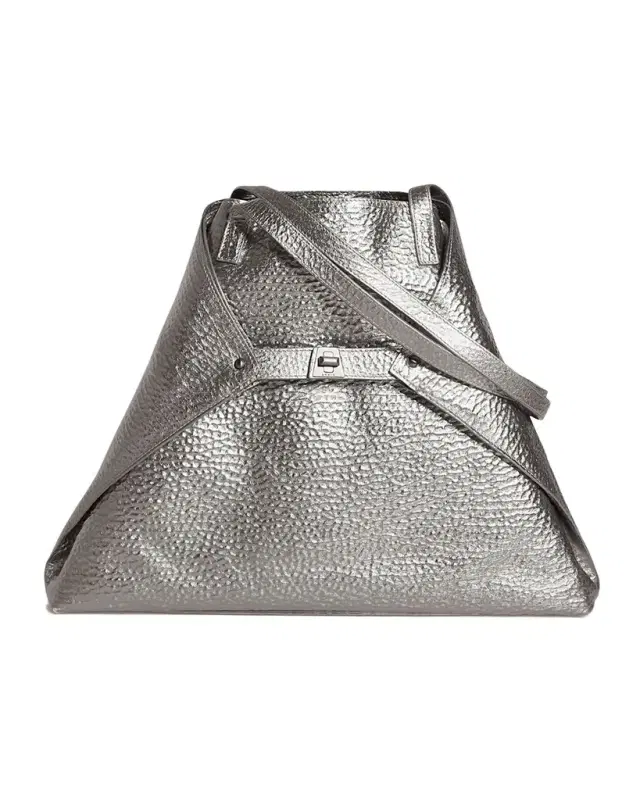 Akris Ai Medium Hammered Shoulder Bag