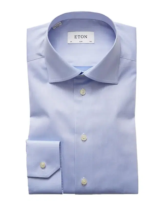 Slim-Fit Twill Dress Shirt