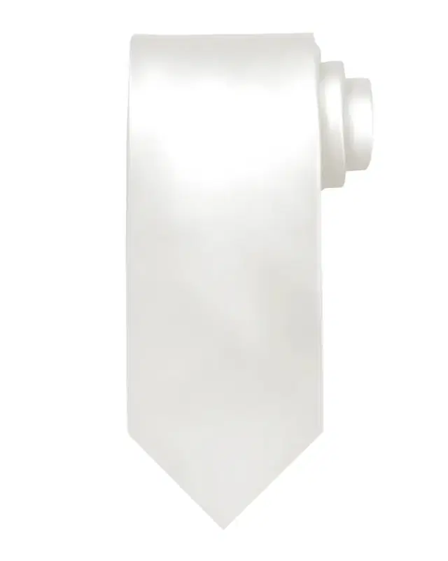 Solid Silk Satin Tie