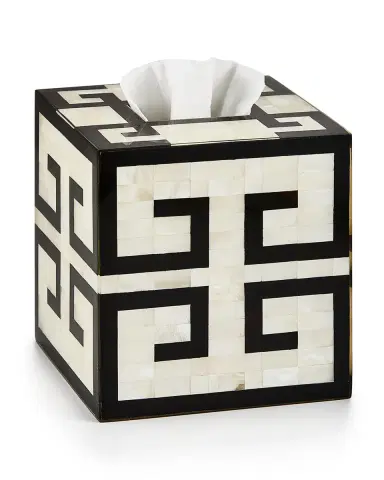 Labrazel Greek Key Tissue Box Cover | Thumbnail 2
