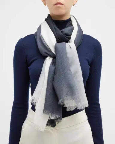 Sofia Cashmere Cashmere Ombre Scarf | Thumbnail 2