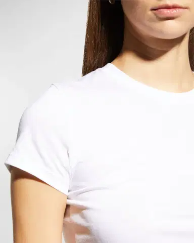 Vince Essential Crewneck Pima Cotton Tee | Thumbnail 5