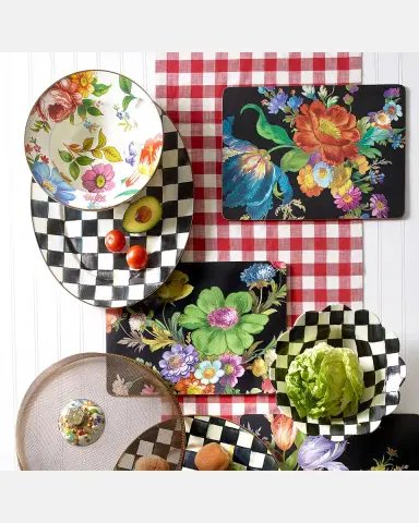 MacKenzie-Childs Flower Market Serving Bowl | Thumbnail 2 MacKenzie-Childs Flower Market Serving Bowl | Thumbnail 2