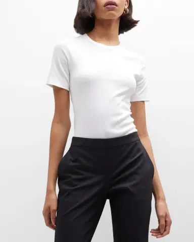 Theory Johanna Crewneck Classic Tee | Thumbnail 7
