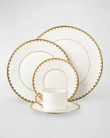 L 'Objet Aegean Filet Gold Saucer | Thumbnail 2