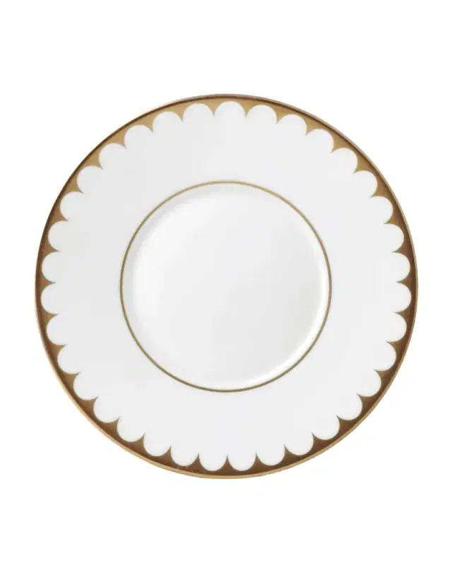L 'Objet Aegean Filet Gold Saucer