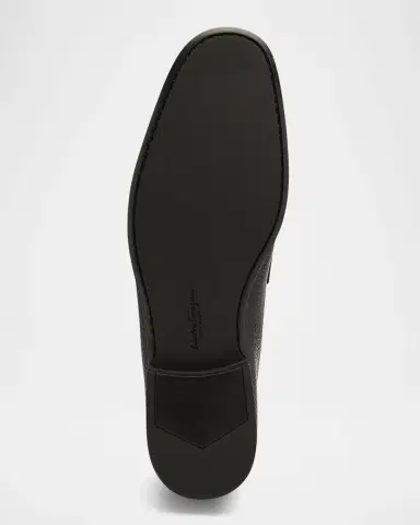 Ferragamo Men's Grandioso Grained Calfskin Gancini Loafer | Thumbnail 7 Ferragamo Men's Grandioso Grained Calfskin Gancini Loafer | Thumbnail 7