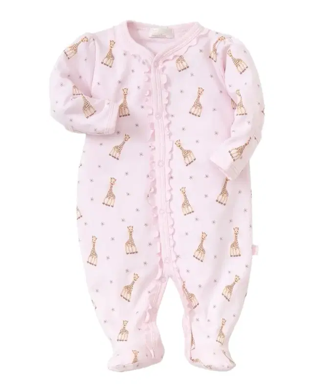 Sophie Giraffe Footie Playsuit, Size Premie-9M