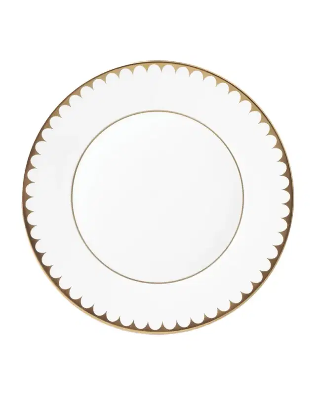 L 'Objet Aegean Filet Gold Dessert Plate