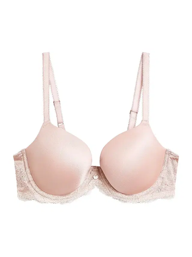 Wacoal Women's Modern Affair Contour Lace-Trimmed Bra - Rosedust Angel Wing