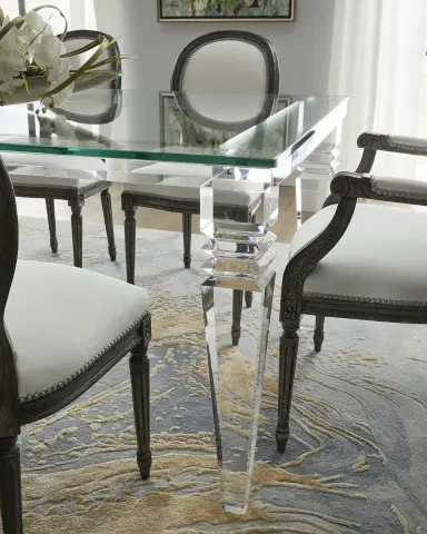 Interlude Home Christelle Acrylic Dining Table | Thumbnail 6