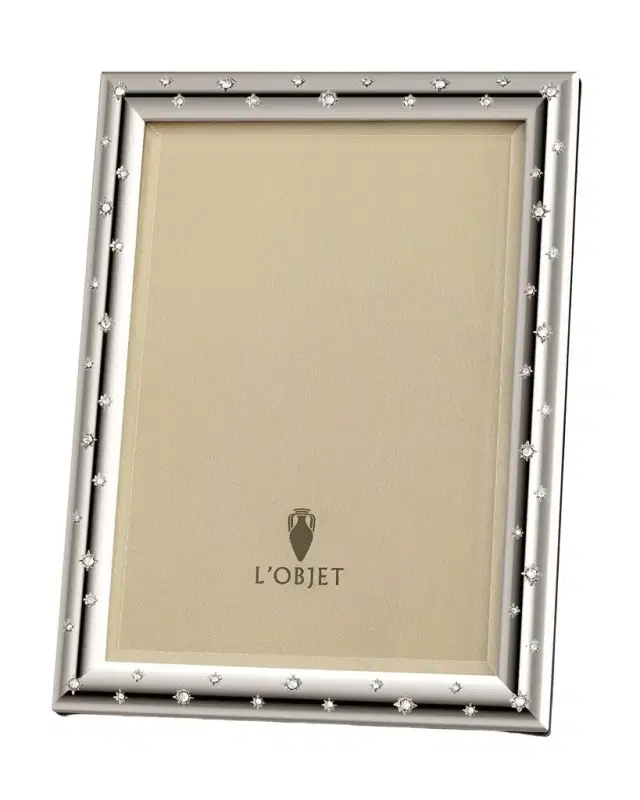 L 'Objet Stars Platinum Picture Frame