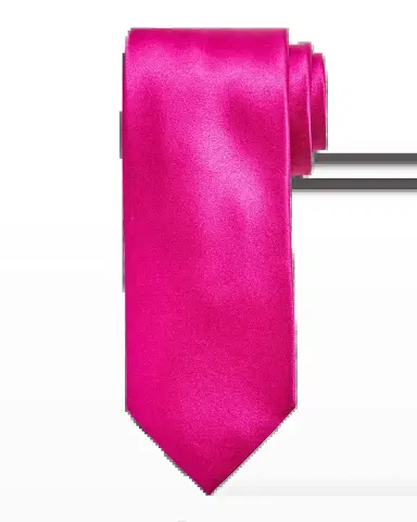 Stefano Ricci Solid Silk Satin Tie | Thumbnail 2