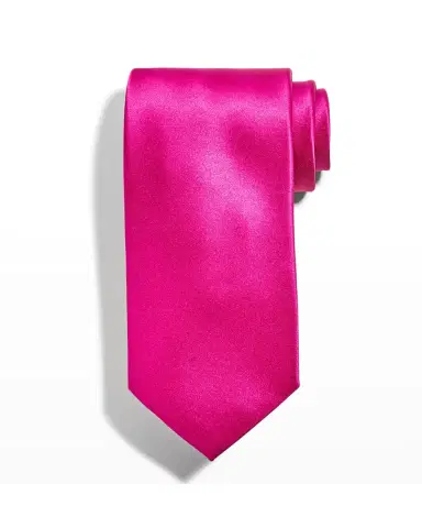 Stefano Ricci Solid Silk Satin Tie | Thumbnail 3
