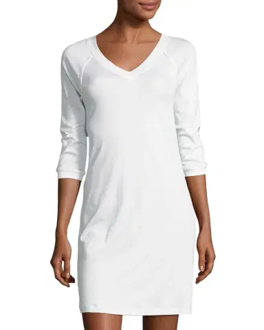 Hanro Pure Essence 3/4-Sleeve Gown | Thumbnail 1 Hanro Pure Essence 3/4-Sleeve Gown | Thumbnail 1