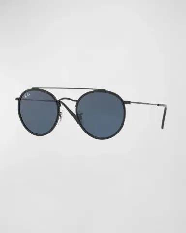 Ray-Ban Monochromatic Round Metal Sunglasses, 51MM | Thumbnail 2 Ray-Ban Monochromatic Round Metal Sunglasses, 51MM | Thumbnail 2
