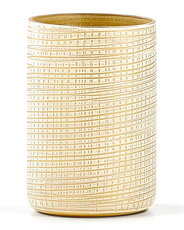 Labrazel Woven Brush Holder, Gold