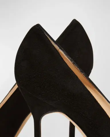 Manolo Blahnik BB 105mm Suede Pumps | Thumbnail 7 Manolo Blahnik BB 105mm Suede Pumps | Thumbnail 7