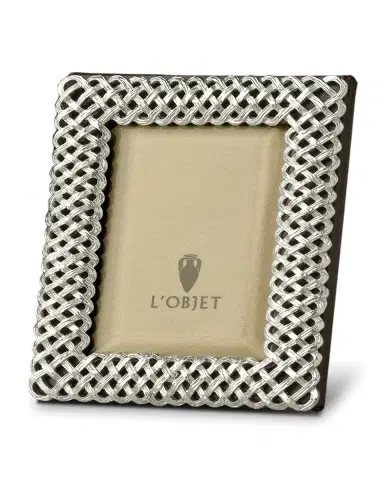 L 'Objet Platinum Braid 2" x 3" Picture Frame | Thumbnail 2