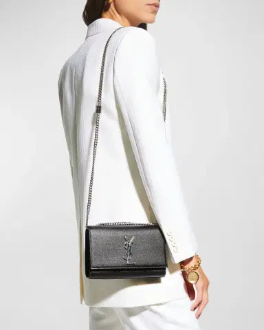 Saint Laurent Kate Small YSL Crossbody Bag in Grained Leather | Thumbnail 2 Saint Laurent Kate Small YSL Crossbody Bag in Grained Leather | Thumbnail 2