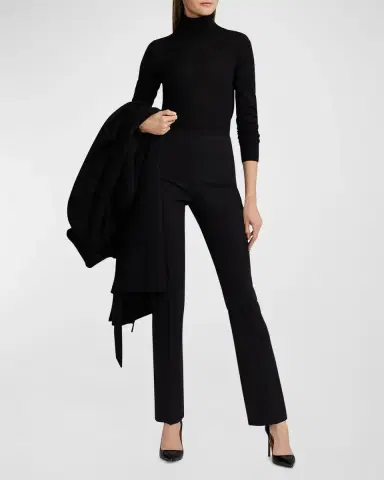 Ralph Lauren Collection Alandra Stretch Wool Pants | Thumbnail 2