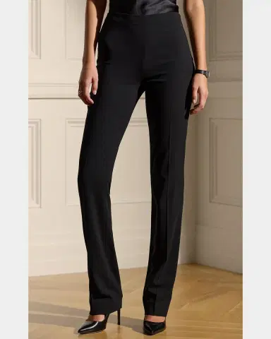 Ralph Lauren Collection Alandra Stretch Wool Pants | Thumbnail 5