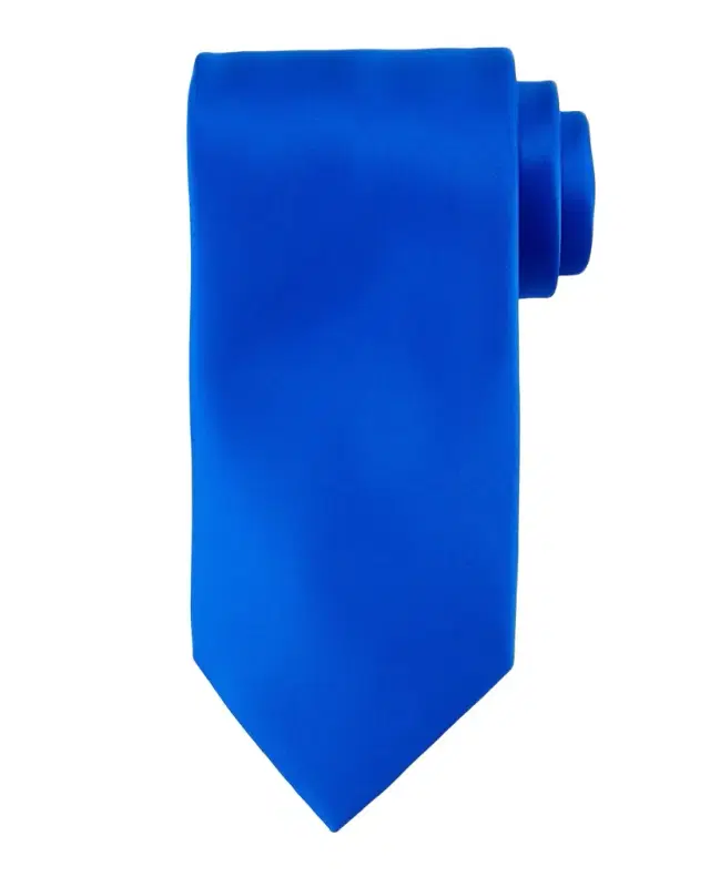 Solid Silk Satin Tie